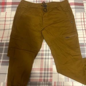 Hawk Tan Cargo Joggers